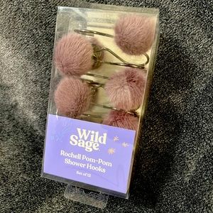 New Set of 12 Shower Curtain Hooks